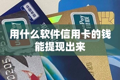 用什么软件信用卡的钱能提现出来？推荐两款这样的软件-第1张图片