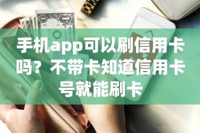 手机app可以刷信用卡吗？不带卡知道信用卡号就能刷卡-第1张图片
