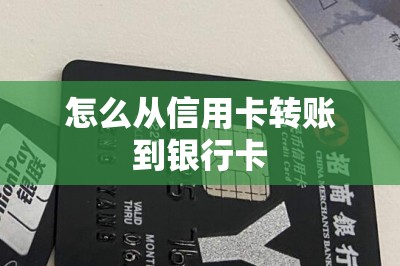 怎么从信用卡转账到银行卡？教大家如何用app实现