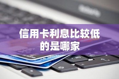信用卡利息比较低的是哪家？干货！这两家利息全网最低？