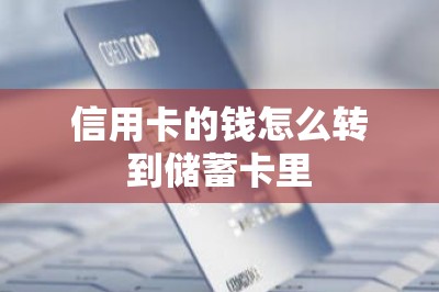 信用卡的钱怎么转到储蓄卡里？干货分享app和实操方法-第1张图片
