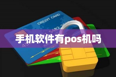 手机软件有pos机吗-第1张图片