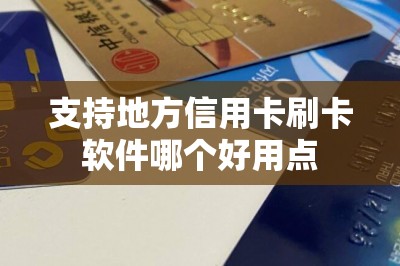 支持地方信用卡刷卡软件哪个好用点