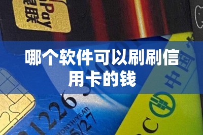 哪个软件可以刷刷信用卡的钱