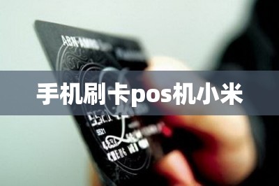 手机刷卡pos机小米