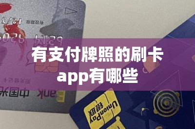 有支付牌照的刷卡app有哪些-第7张图片