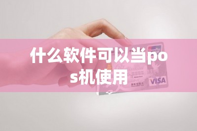 什么软件可以当pos机使用