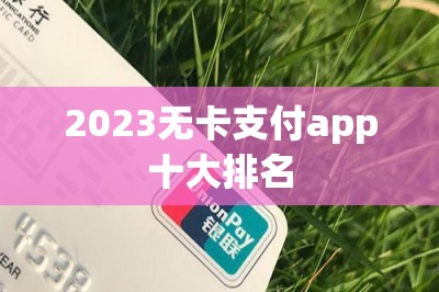 2023无卡支付app十大排名